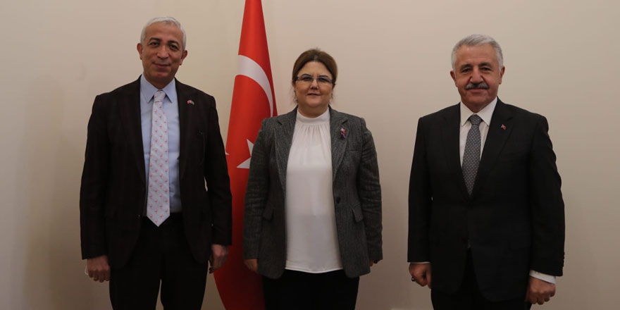 Arslan ve Kılıç, Aile ve Sosyal Hizmetler Bakanıyla görüştü