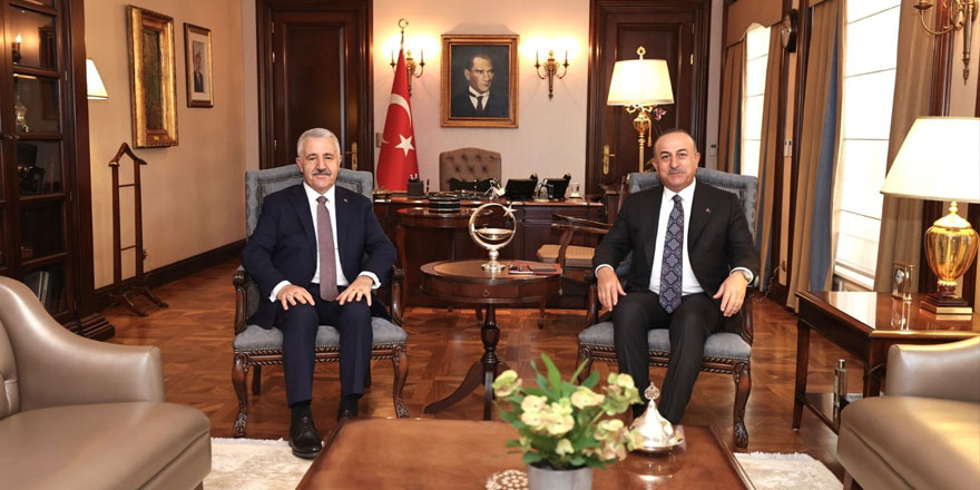Arslan’dan Bakan Çavuşoğlu’na ziyaret