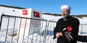Diyanet İşleri Başkanı Prof. Dr. Ali Erbaş, Sarıkamış Şehitliği’ni ziyaret etti