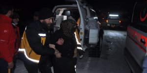 Kars’ta hasta kadın için yollar aşıldı