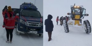 Kars’ta ekipler hasta için seferber oldu
